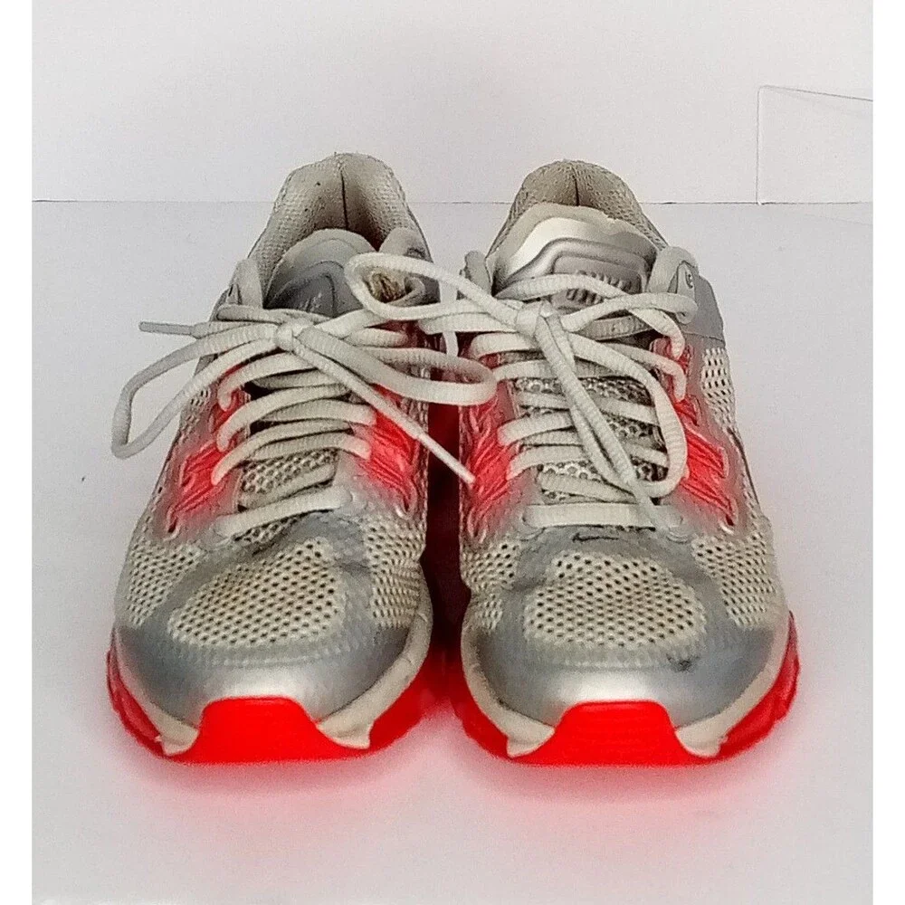 Nike Air Max 2013 Running Shoes Womens Size 6 Grey Orange 555363-008 Sneakers Eu